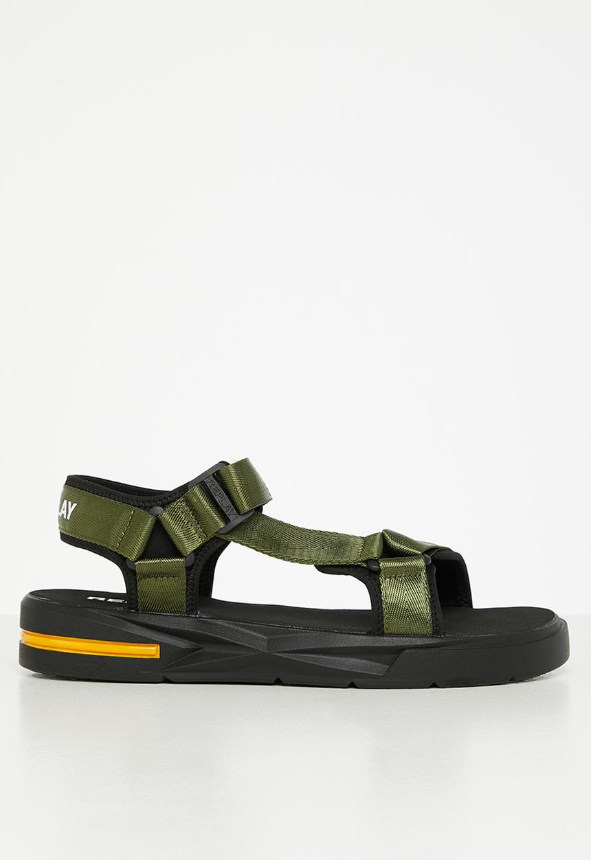 Replay - Replay  space web sandal - mil green black