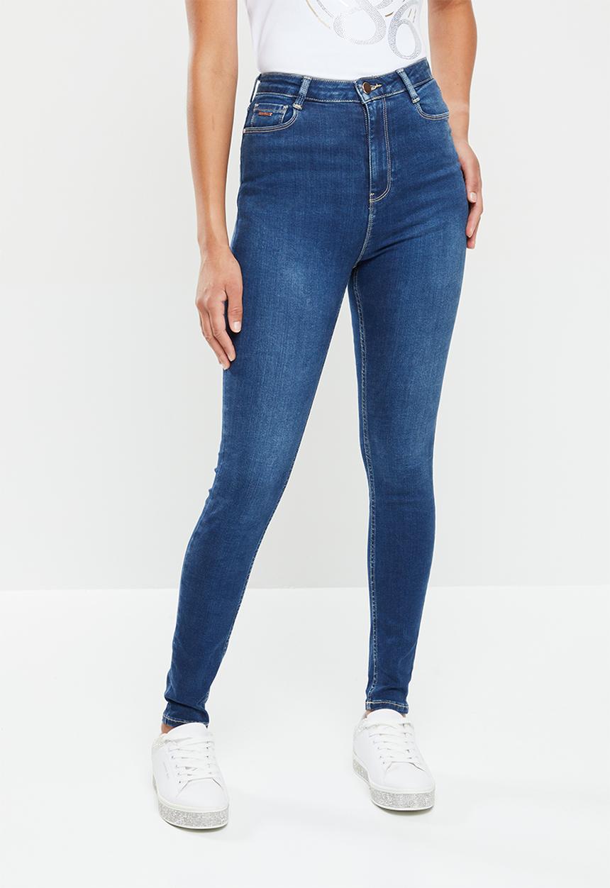 SISSY BOY - Jojo: super high waist skinny - dark vintage