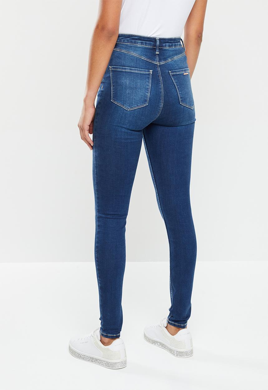 SISSY BOY - Jojo: super high waist skinny - dark vintage