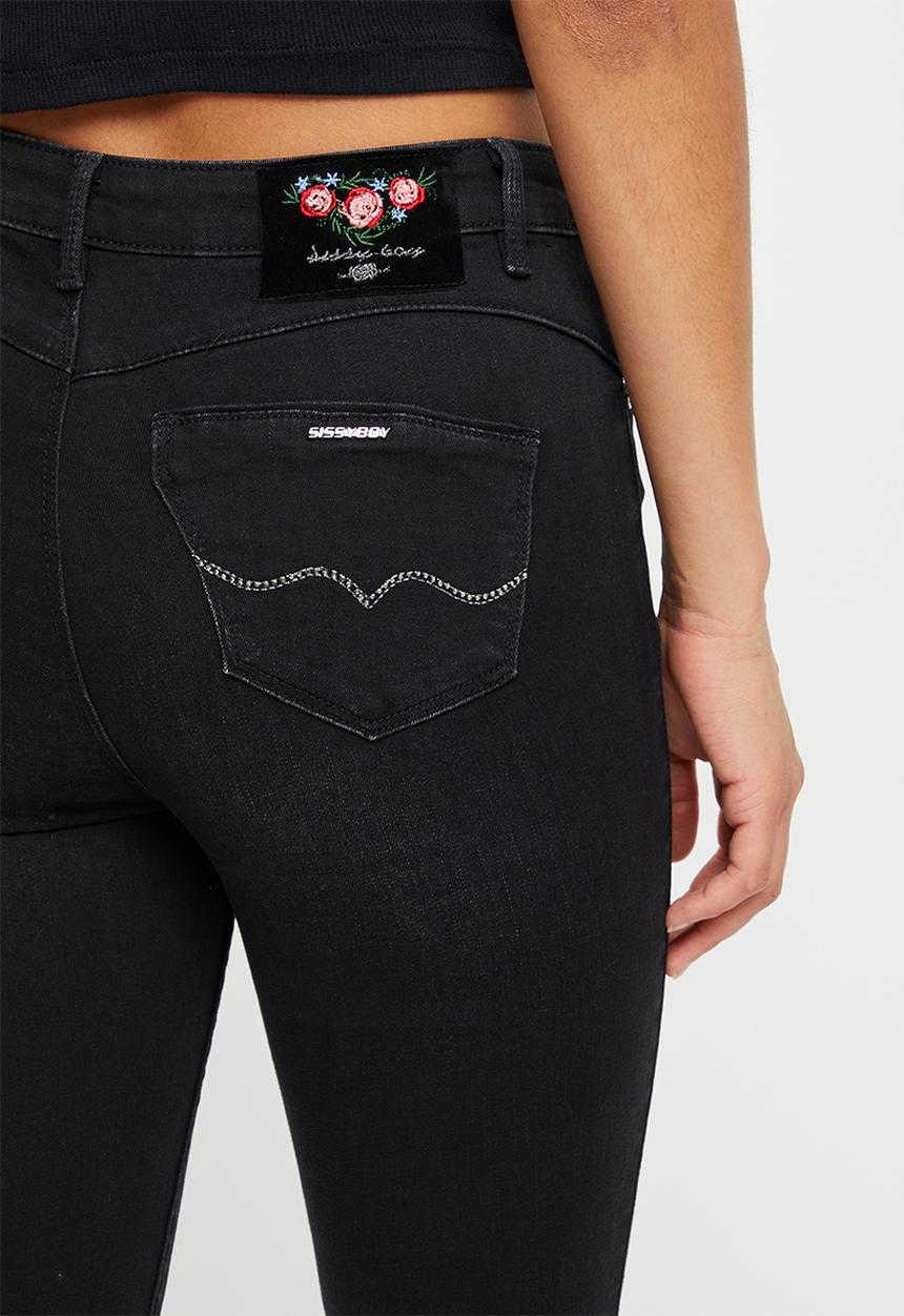 SISSY BOY - Leah - lee: axel with eyelet detail - black