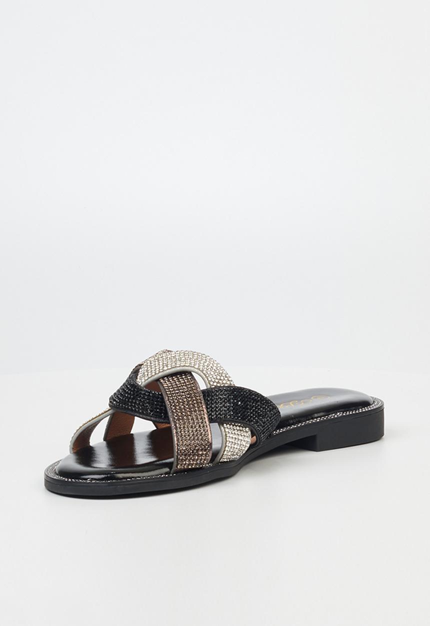 Miss Black - Murano17 sandal - black