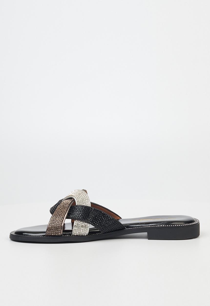 Miss Black - Murano17 sandal - black