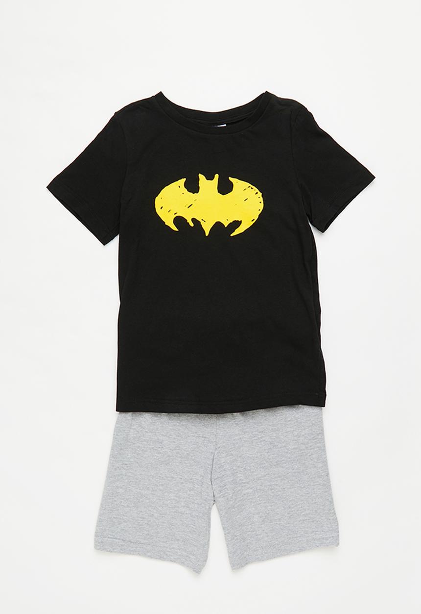 Superbalist - Batman pj set - black & grey 