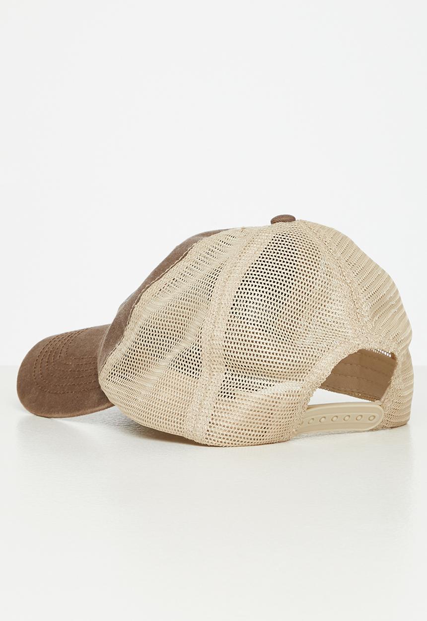 Lark & Crosse - Gio trucker cap - brown 