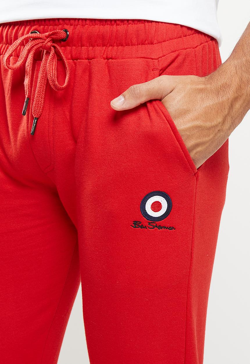 Ben Sherman - Target emb jogger - red