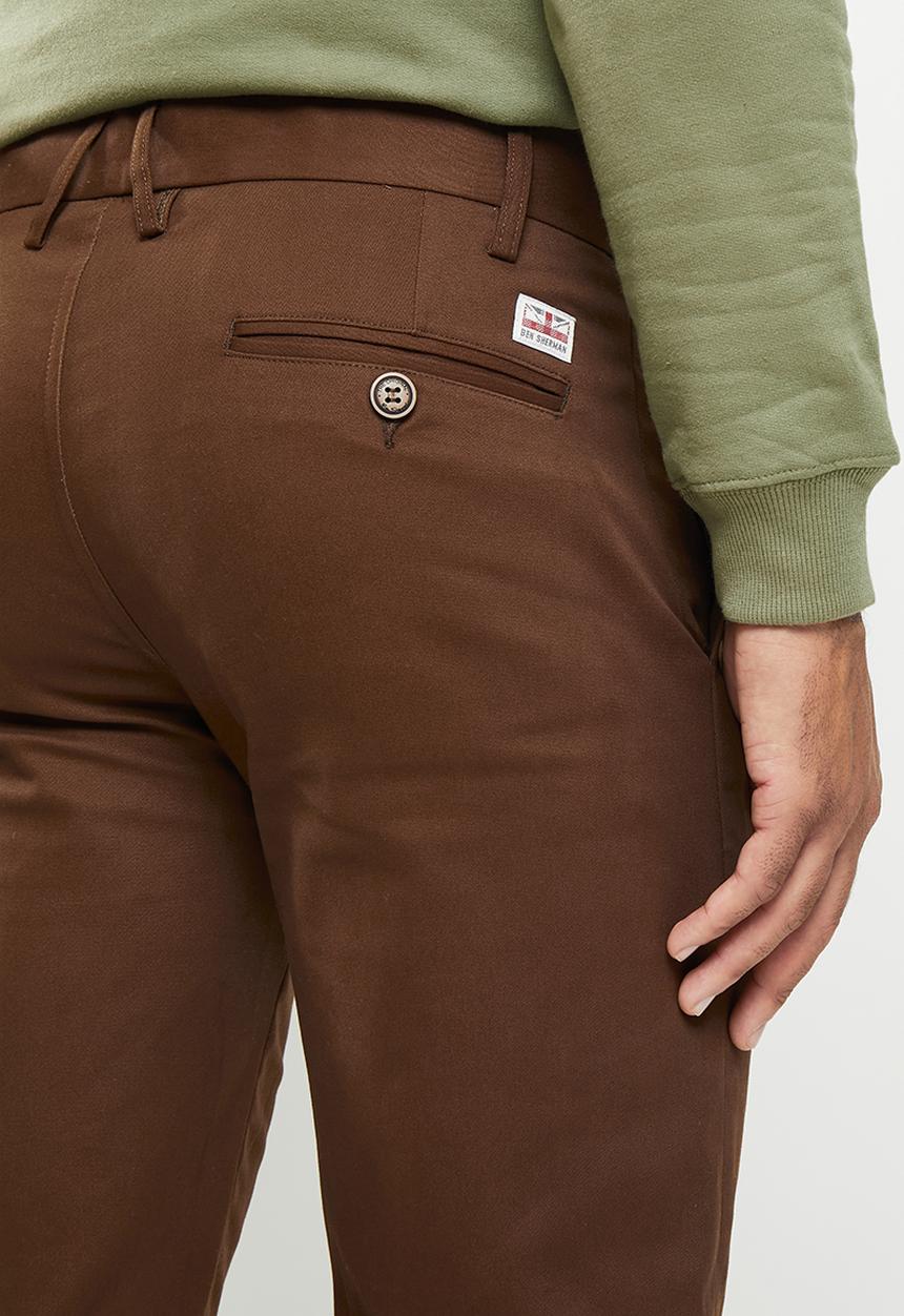 Ben Sherman - Ben sherman chino pant - cigar brown