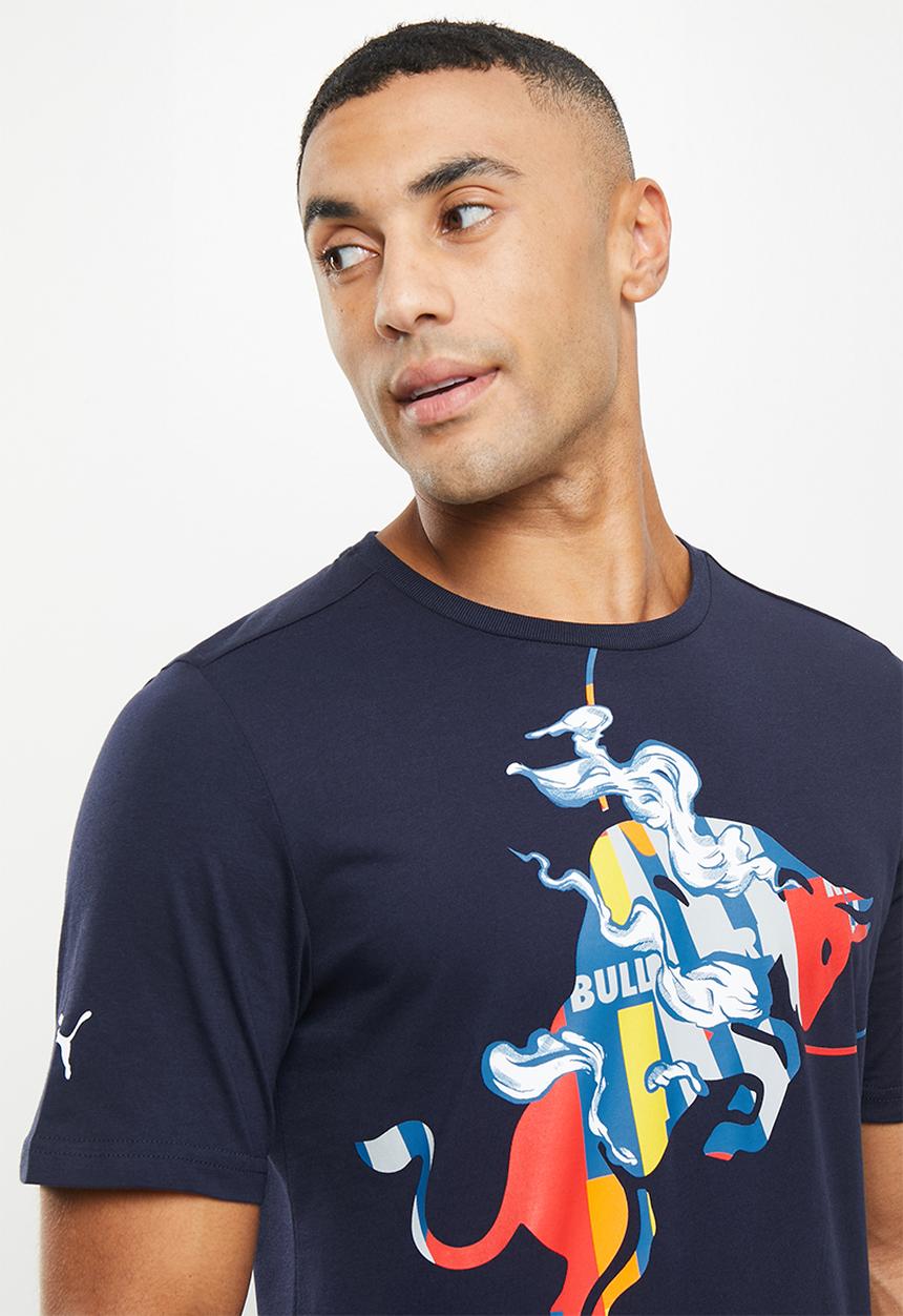 PUMA - Red Bull Racing dynamic bull logo tee - night sky