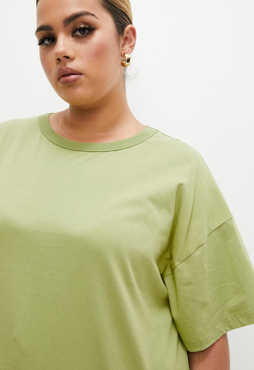Superbalist - Oversized tee - sage green