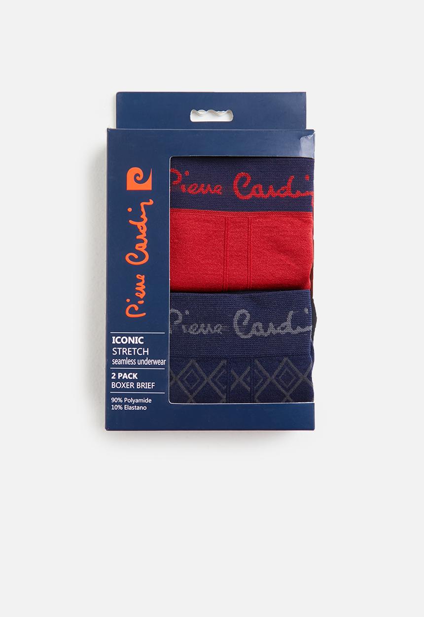 Pierre Cardin - Pc diamond underwear - red & navy 