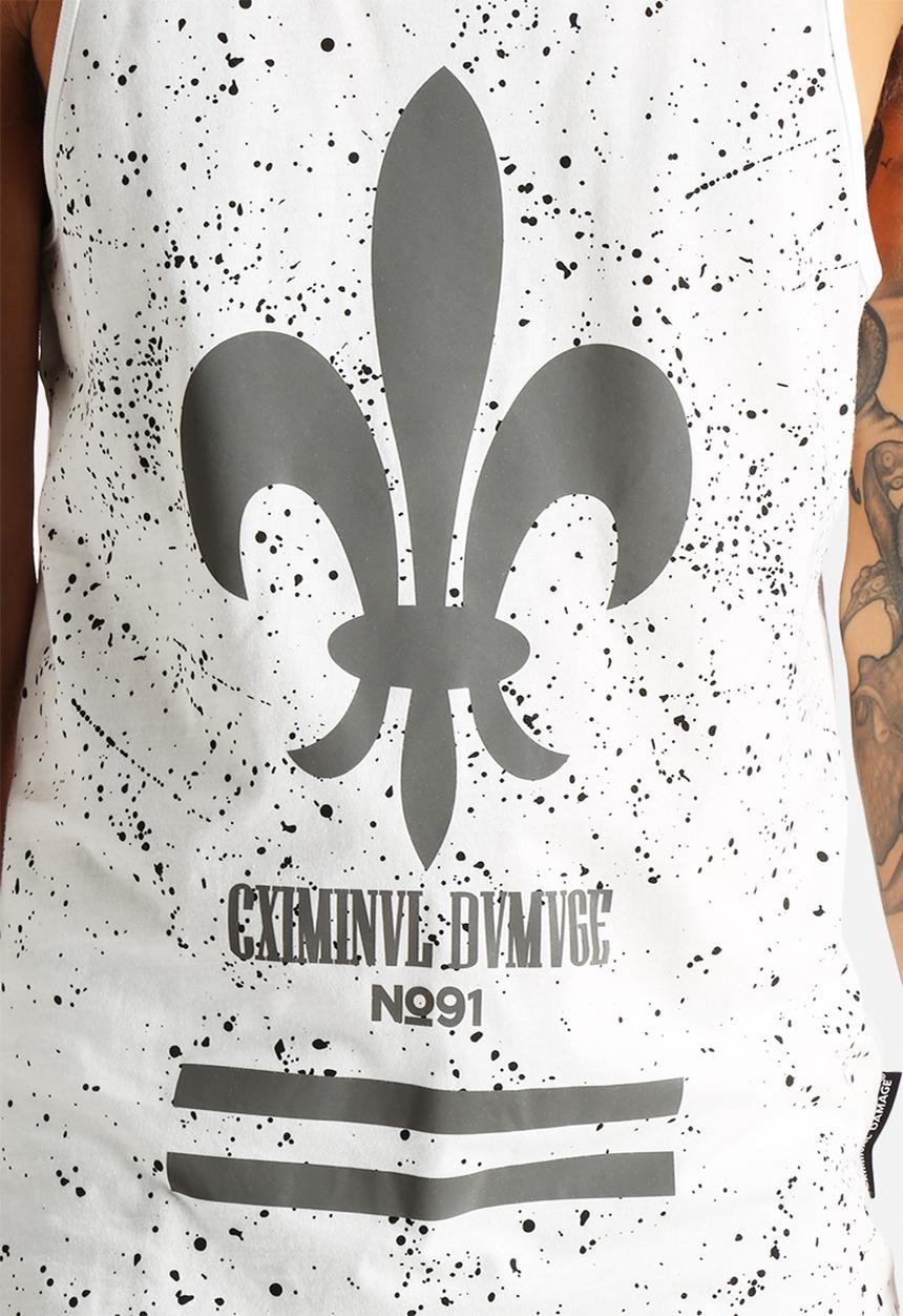 Criminal Damage - Splatter Fleur Vest 