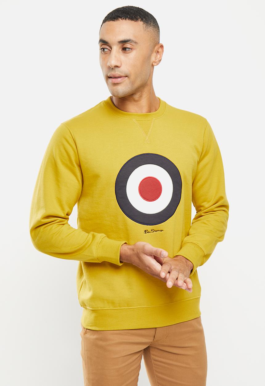 Ben Sherman - Target emb crew fleece - dijon