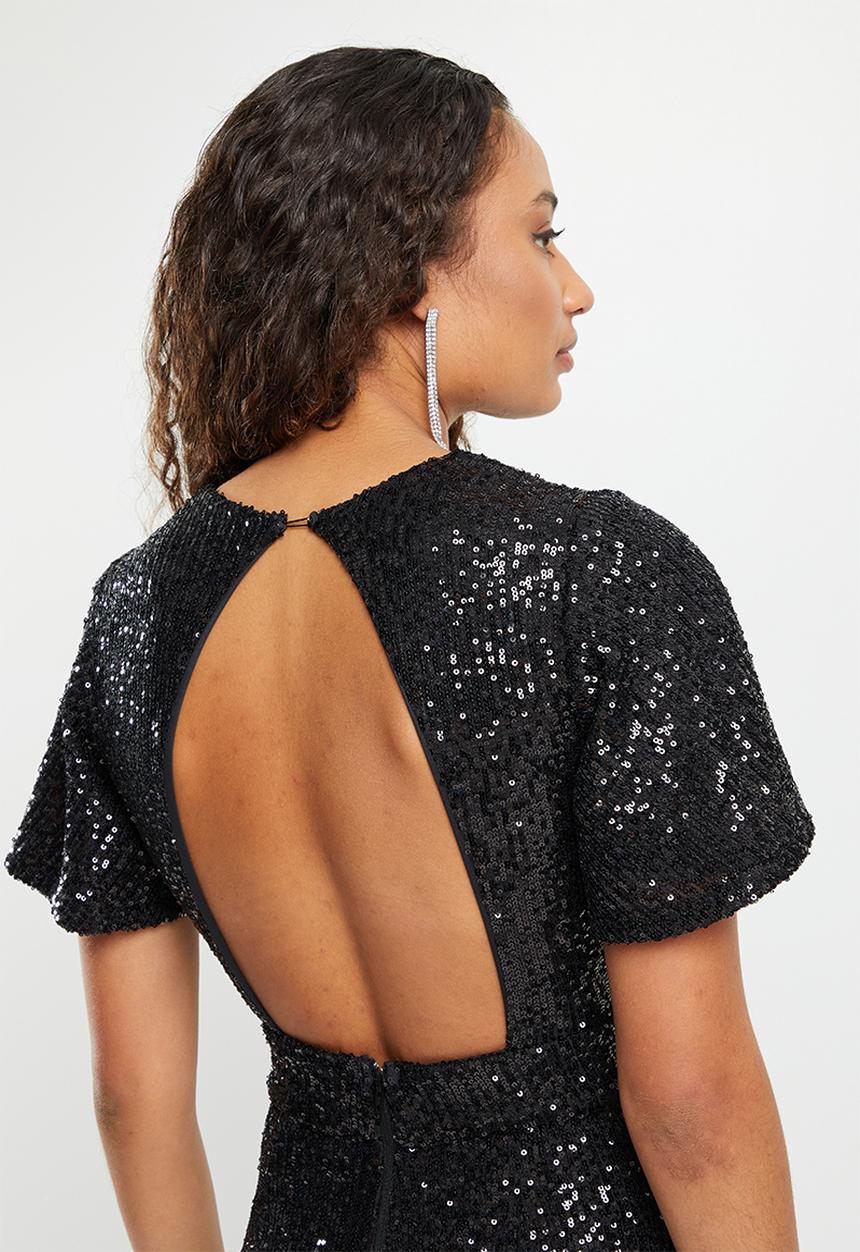SISSY BOY - Magic touch: sequin jumpsuit - black