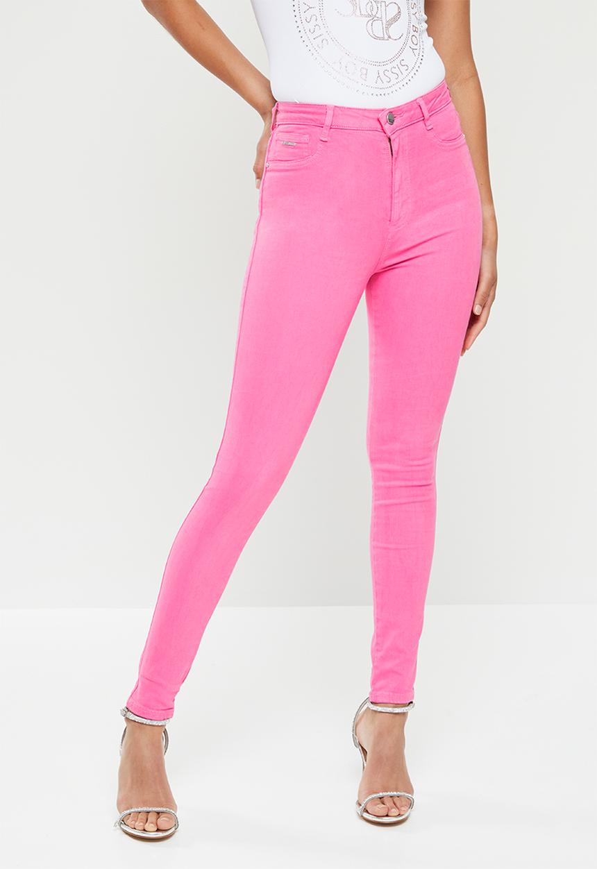 SISSY BOY - Ryder colour denim skinny - magenta