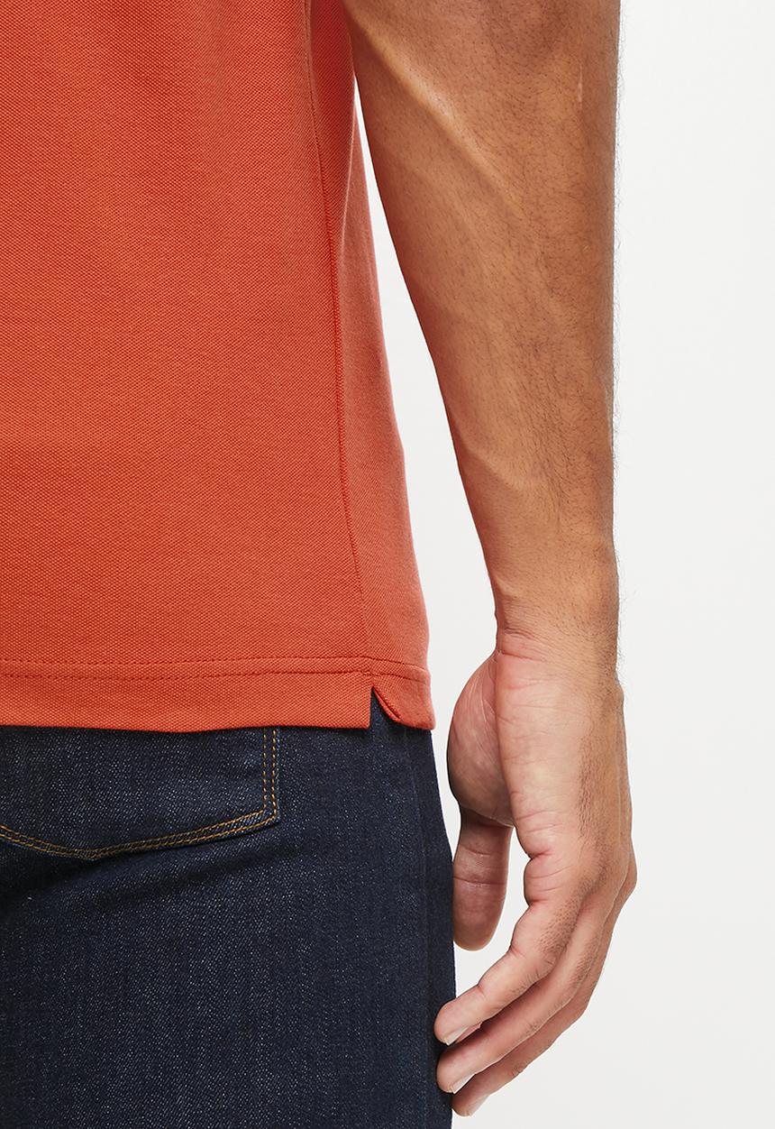 POLO - Men pjc melvin short sleeve golfer - brick