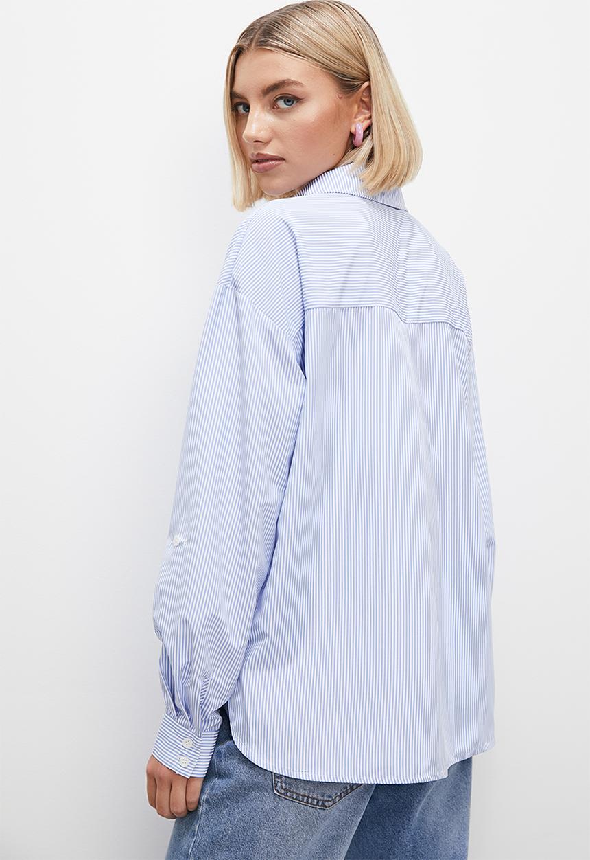 Superbalist - Relaxed shirt - blue stripe
