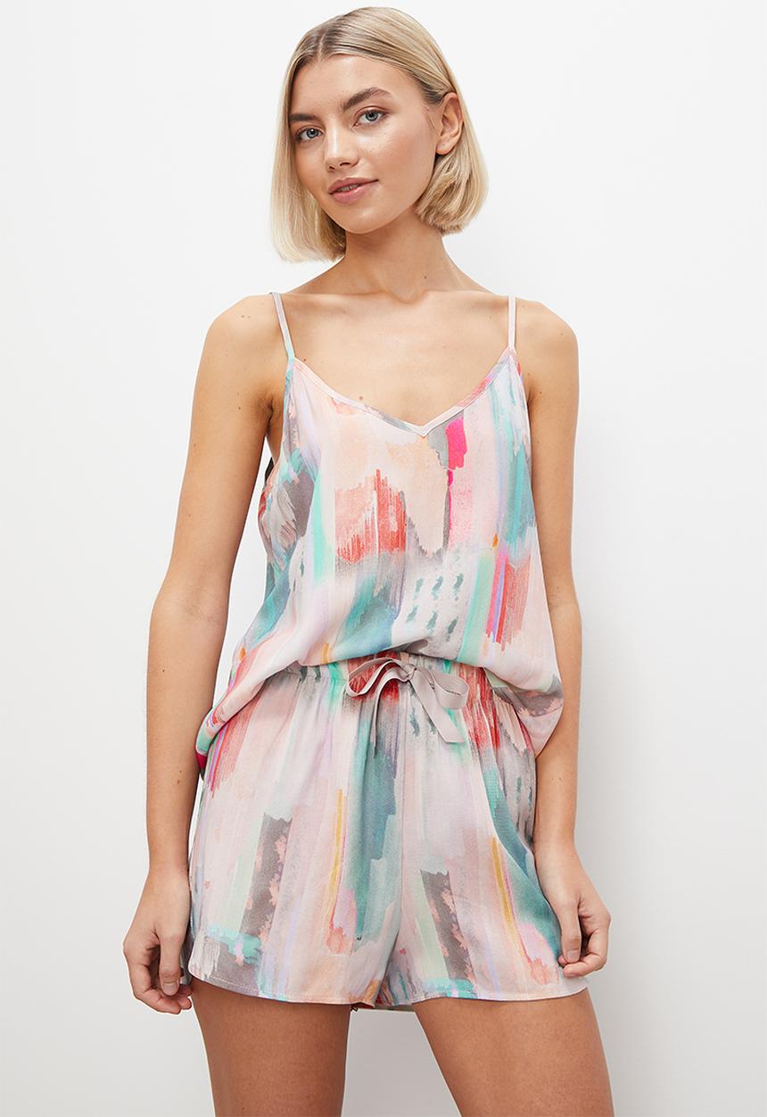 Superbalist - Sleep cami & shorts set - multi