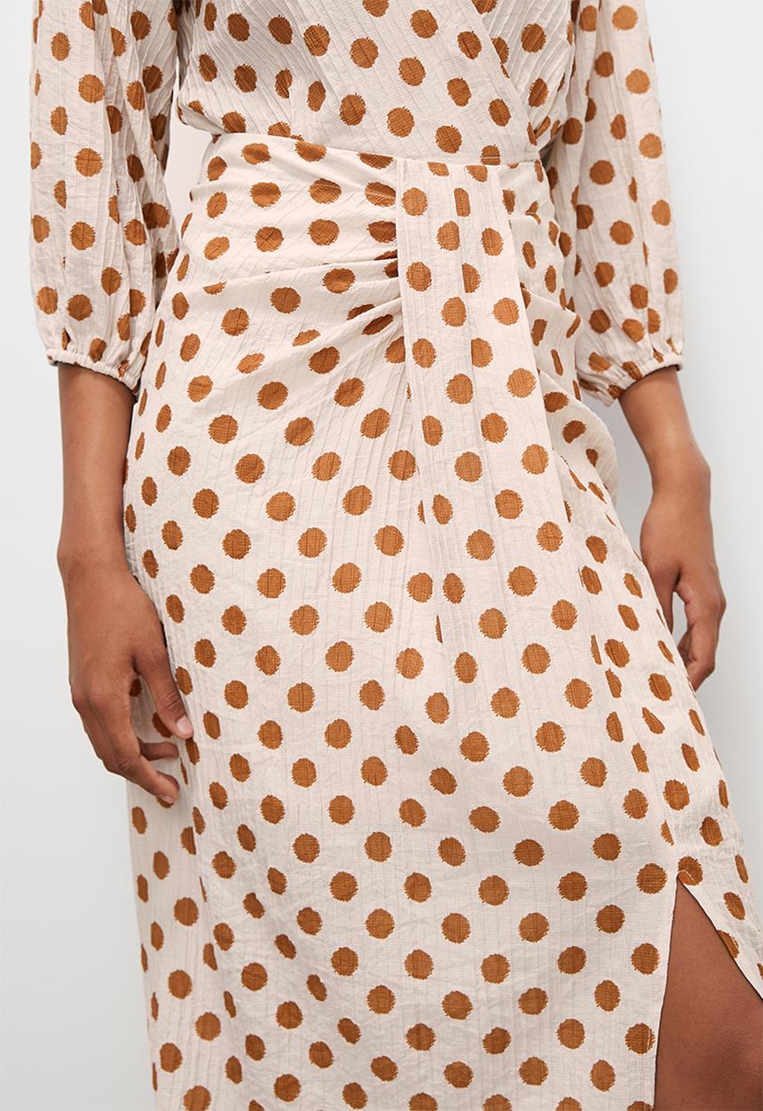 Superbalist - Sarong midi skirt - tobacco