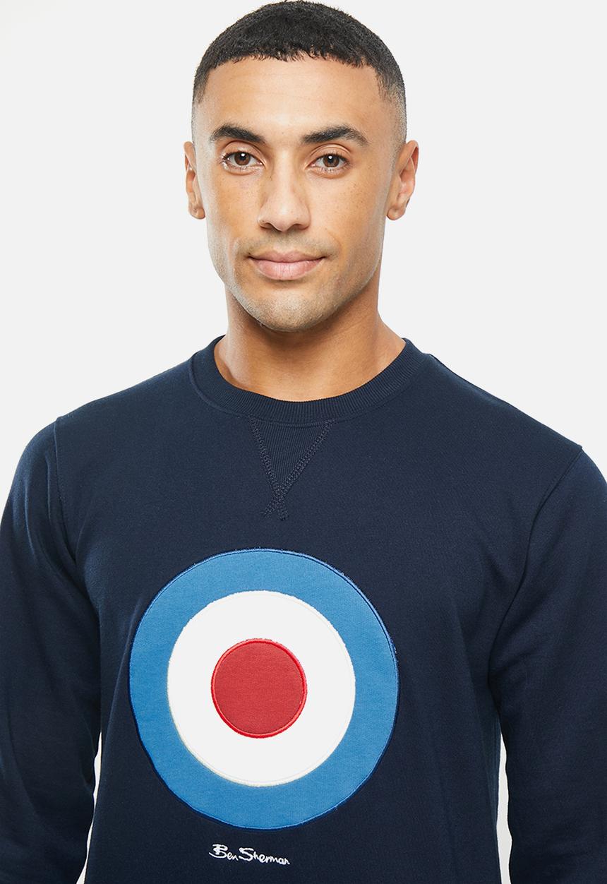 Ben Sherman - Target emb crew fleece - navy