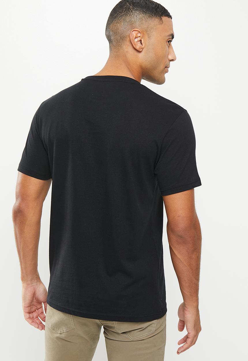 POLO - Men shield printed tee - black