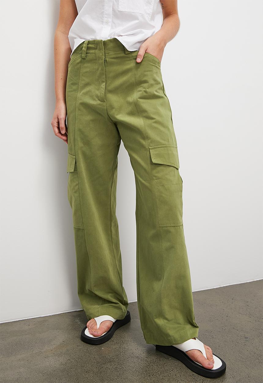 Superbalist - Midrise slim leg cargo - dark khaki