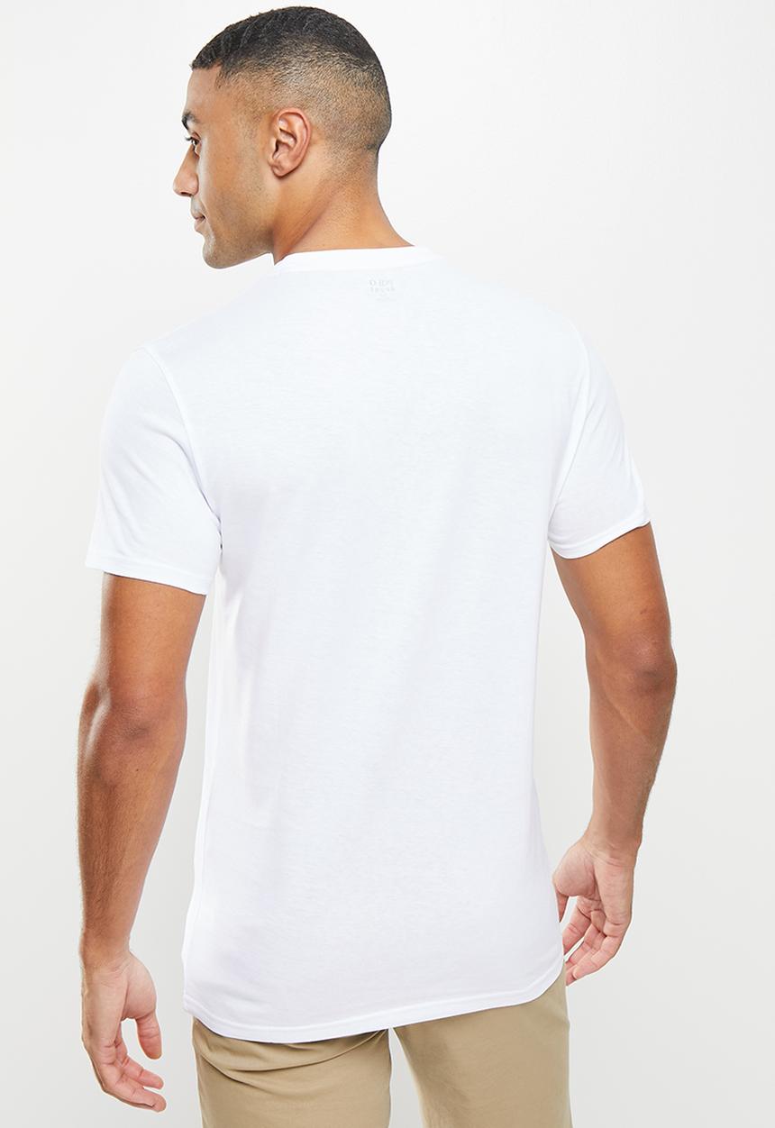 POLO - Men sport thami short sleeve logo tee - white