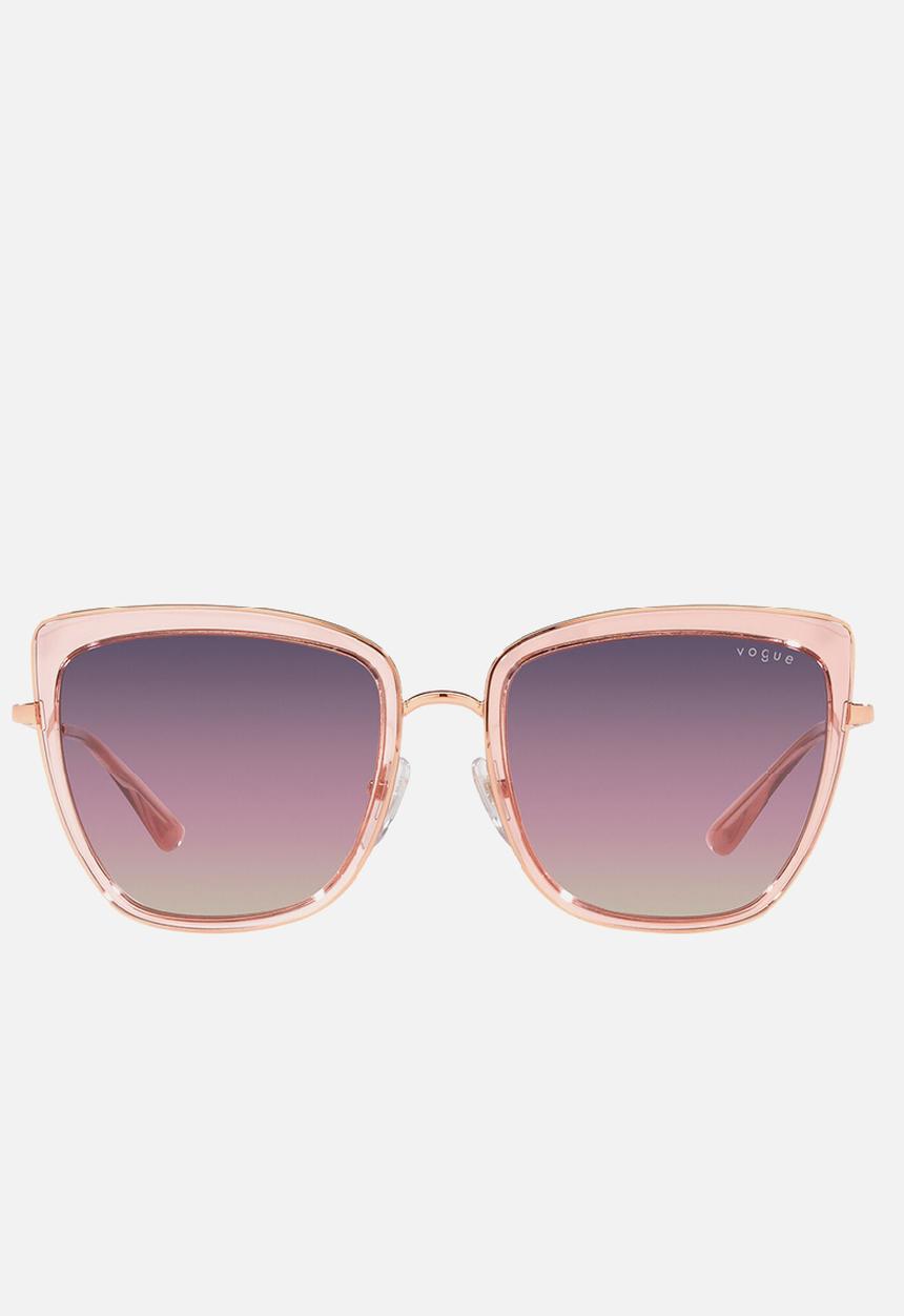Vogue Eyewear - Vogue 0vo4223s 54 sunglasses- rose gold & pink transparent