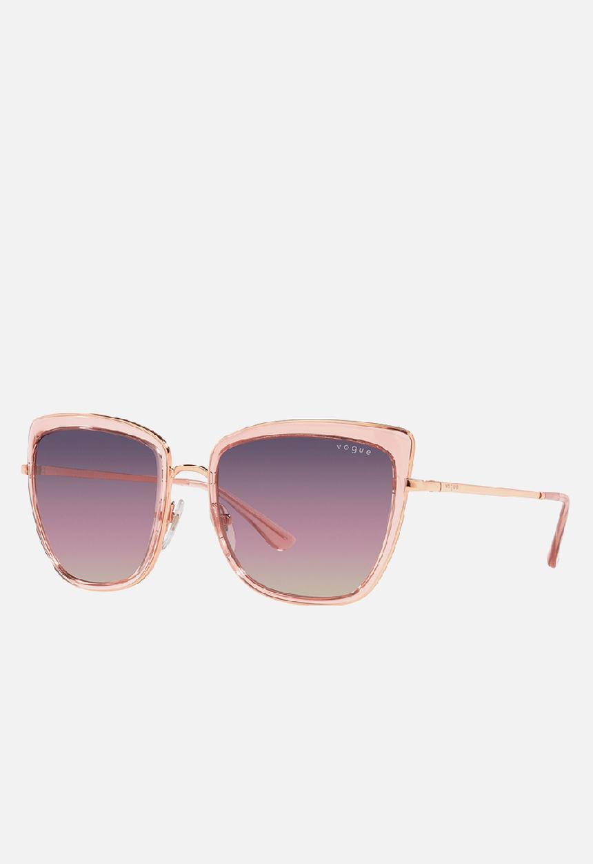 Vogue Eyewear - Vogue 0vo4223s 54 sunglasses- rose gold & pink transparent