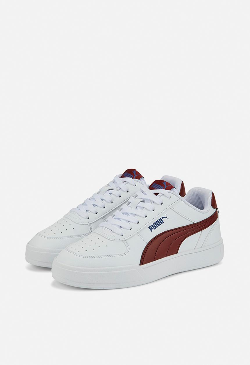 PUMA - Puma caven jr - puma white-intense red-blazing blue