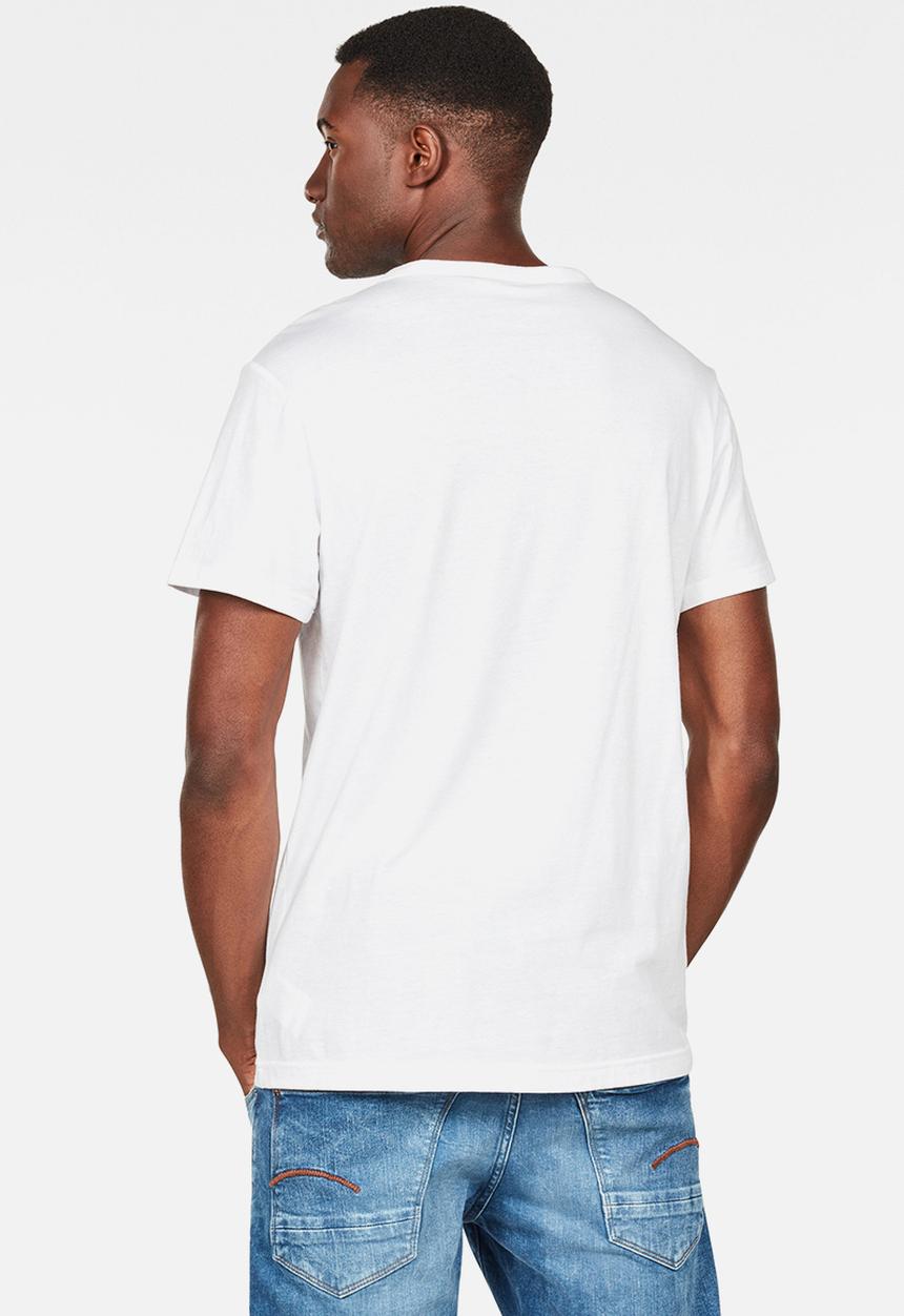 G-STAR - Holorn r t short sleeve - white