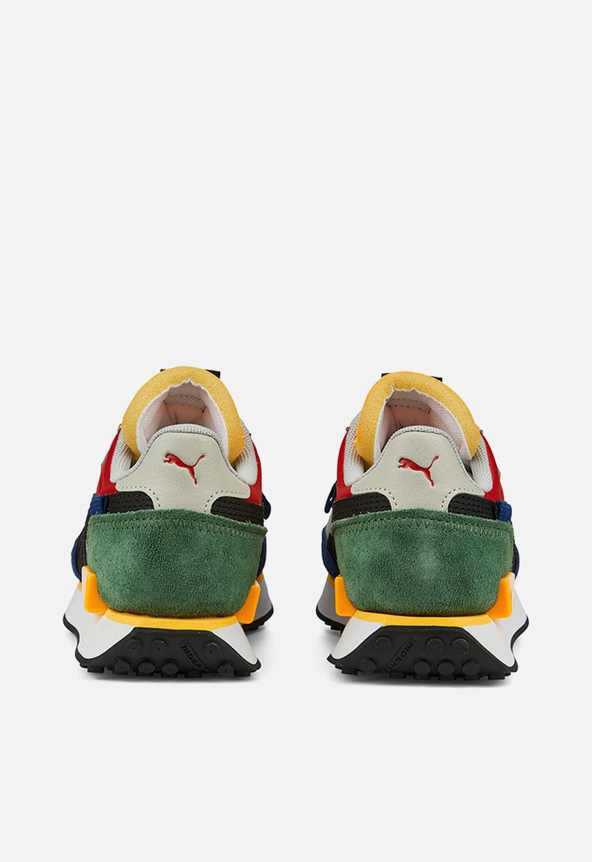 PUMA - Future rider splash jr - burnt red-gray violet-puma black