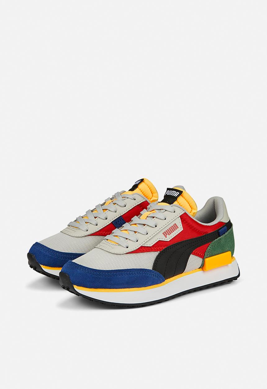PUMA - Future rider splash jr - burnt red-gray violet-puma black
