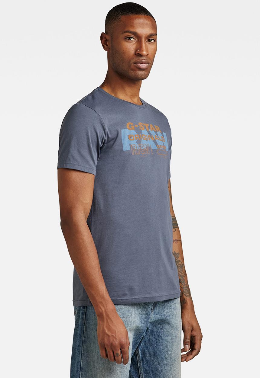 G-STAR - Raw originals slim r t - fantem blue