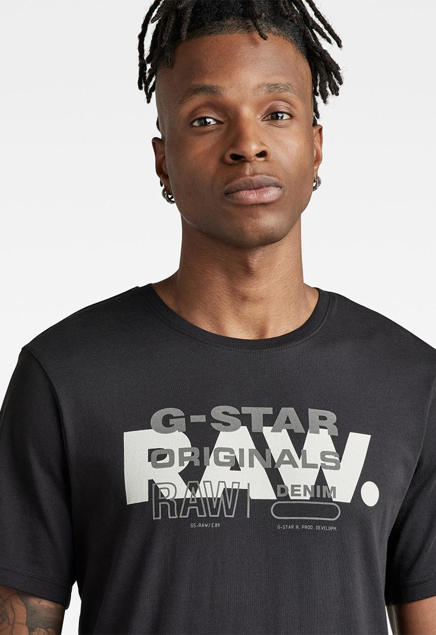 G-STAR - Raw originals slim r t - dk black