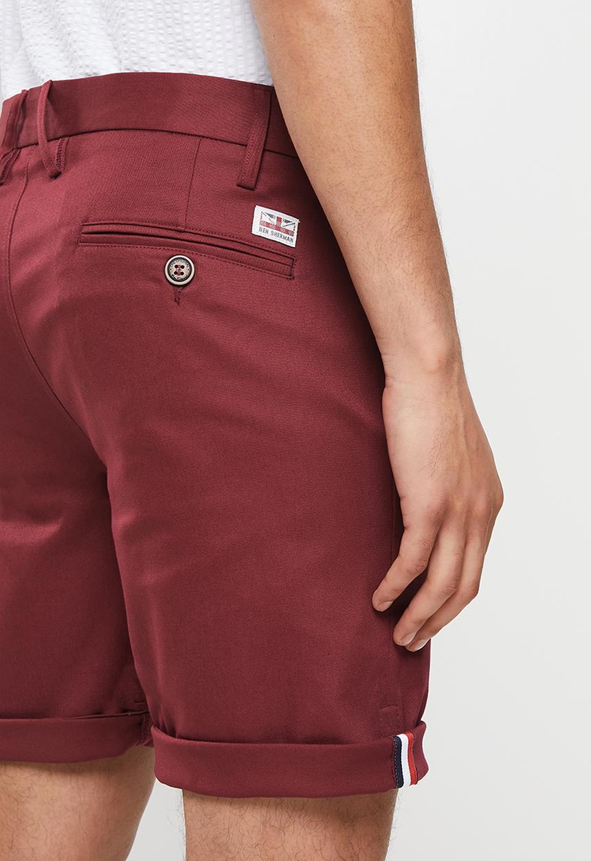 Ben Sherman - Ben sherman chino shorts - maroon