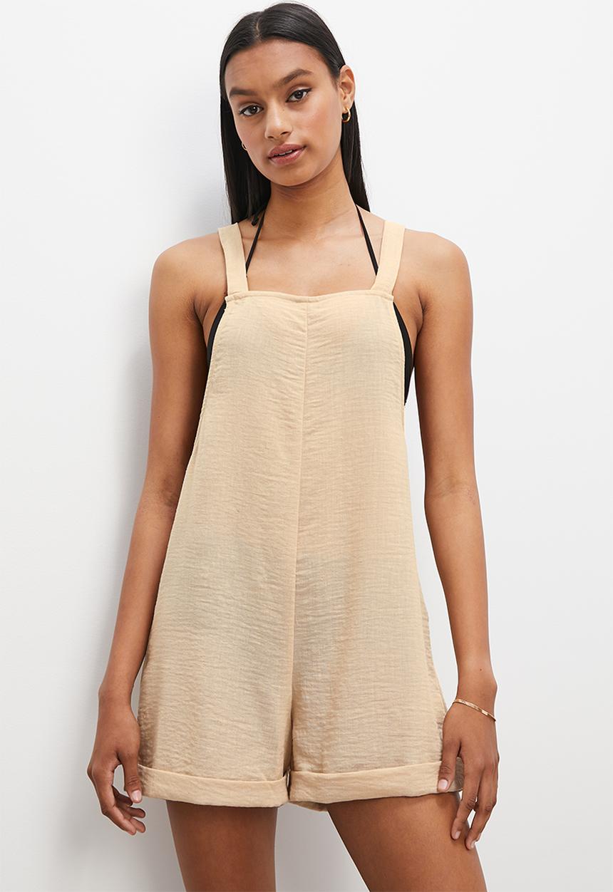 Superbalist - Linen romper - natural