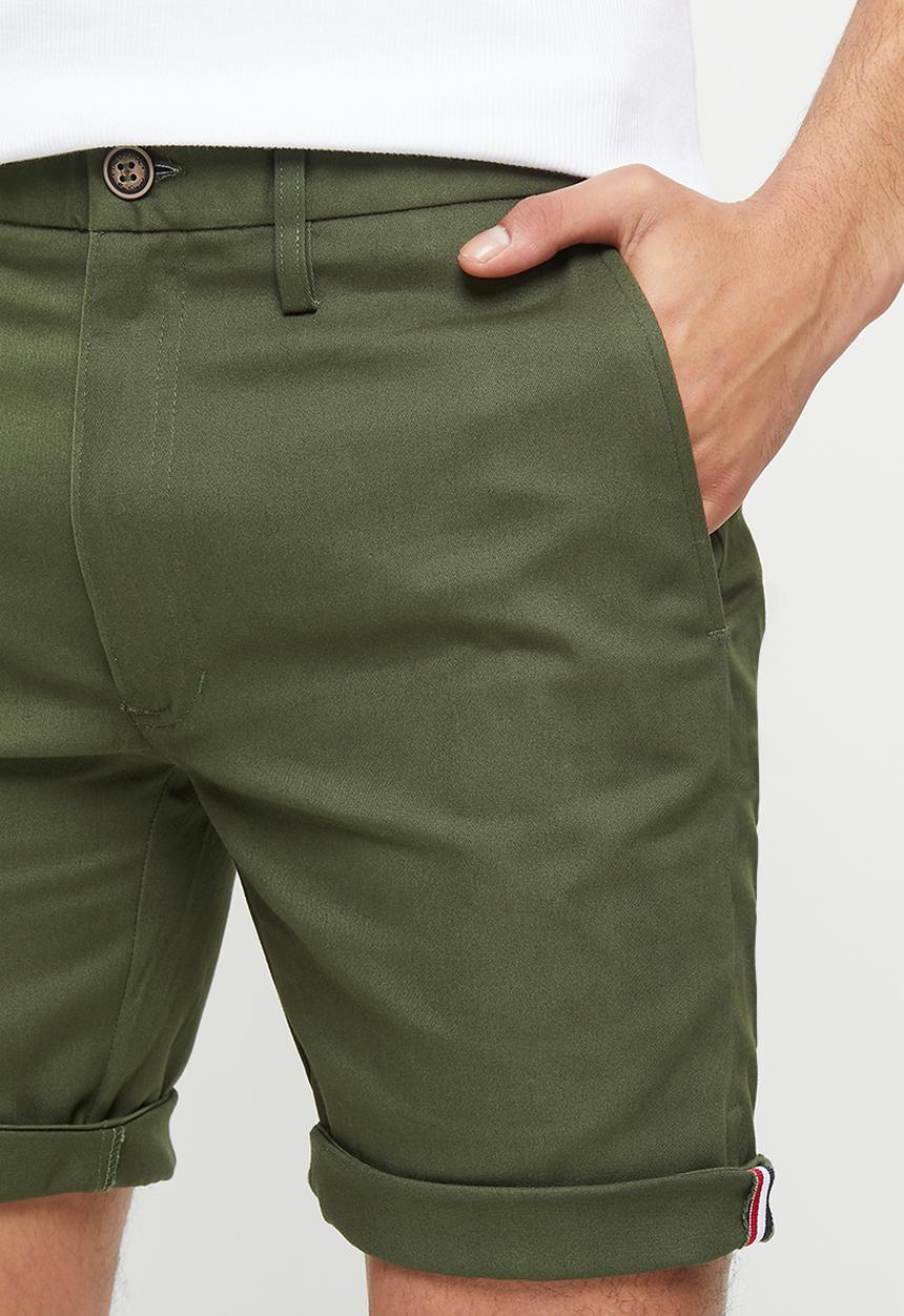 Ben Sherman - Ben sherman chino shorts - olive