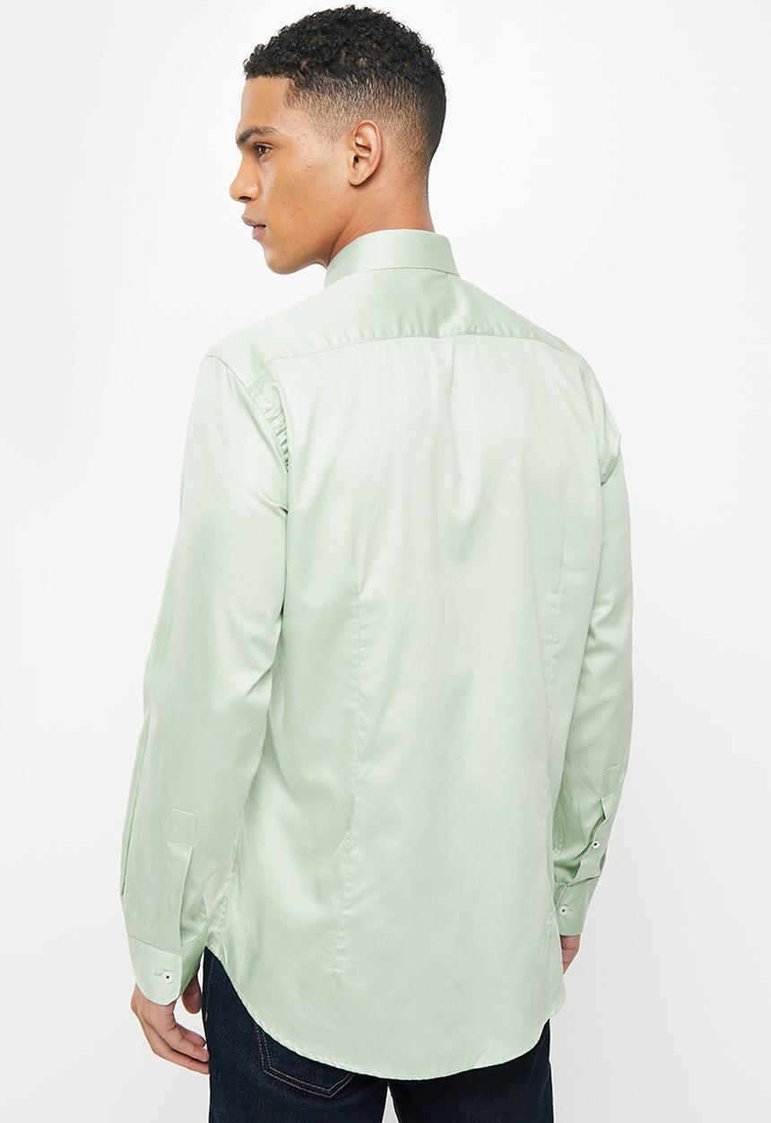 Ben Sherman - Slim ben shirt sage - sage