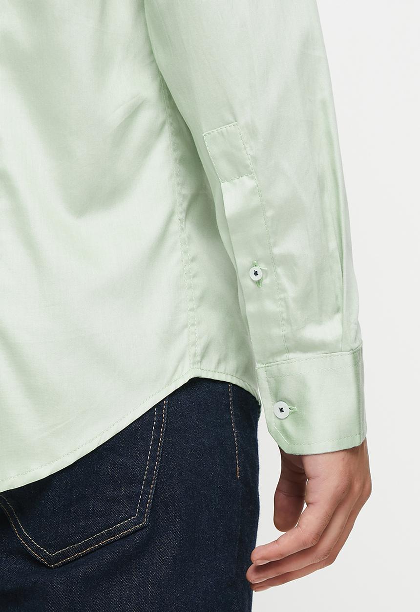 Ben Sherman - Slim ben shirt sage - sage