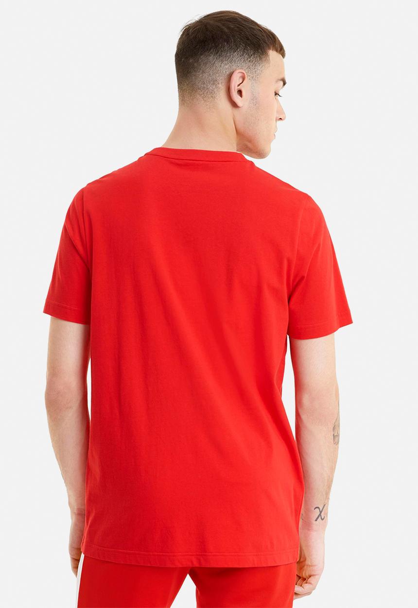PUMA - Classics logo tee - high risk red