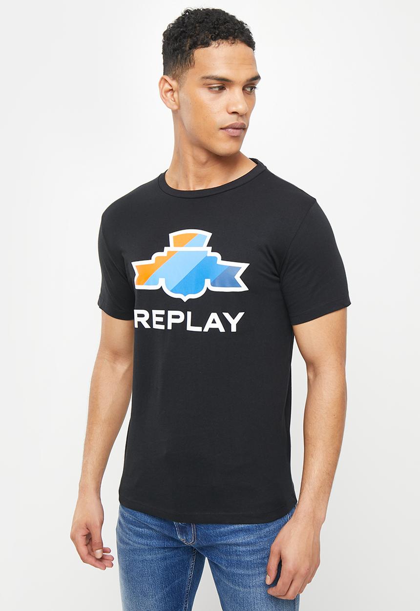 Replay - Replay cotton t-shirt - black