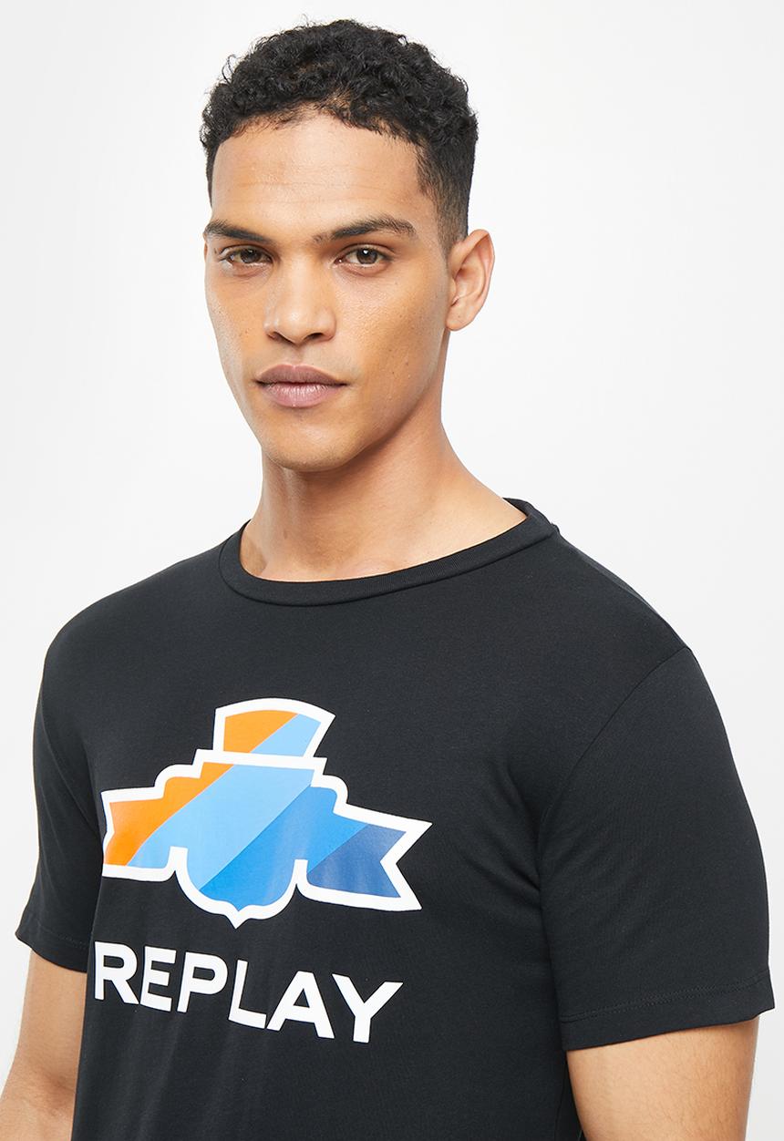 Replay - Replay cotton t-shirt - black