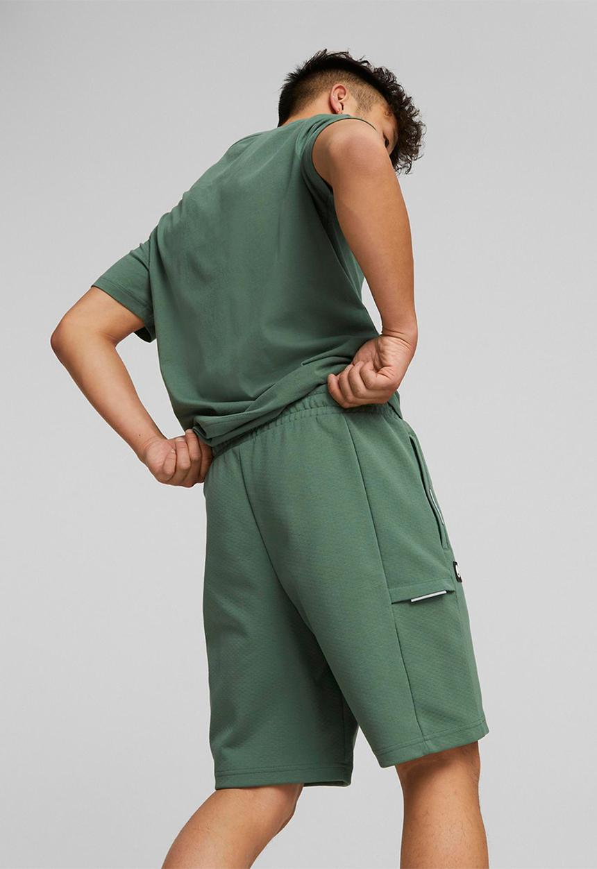 PUMA - Mapf1 sweat shorts - deep forest