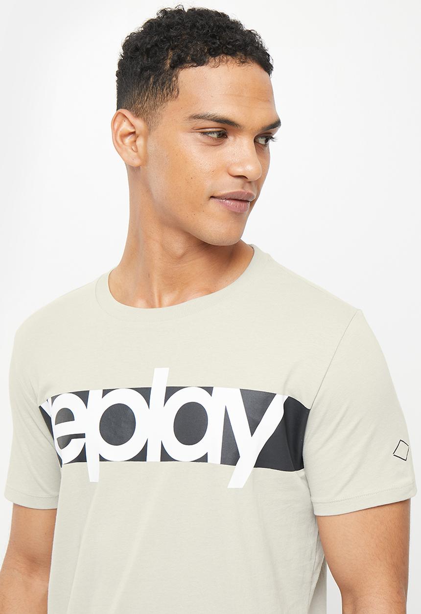 Replay - Replay basic jersey t-shirt - grey