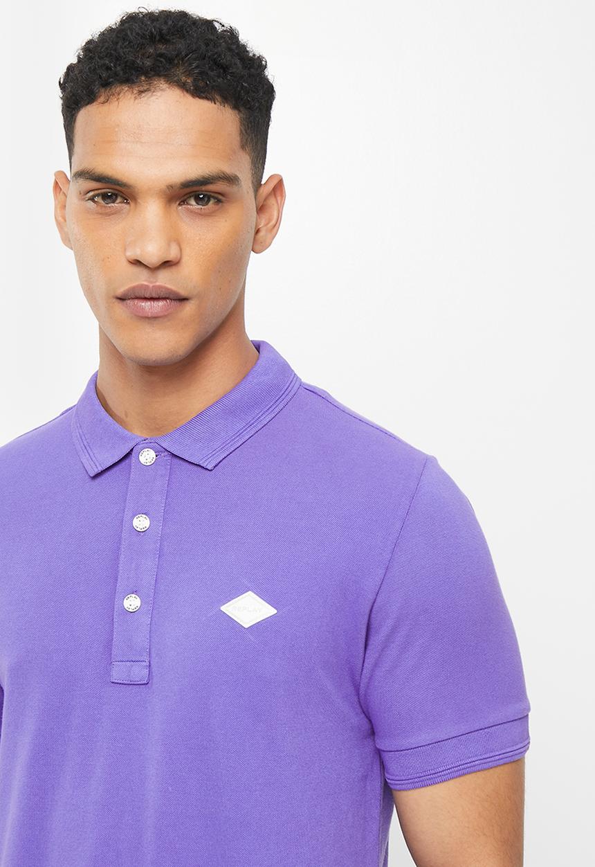 Replay - Replay polo - purple