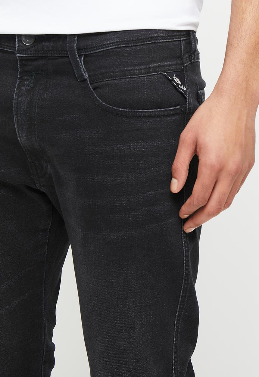 Replay - Replay pants - black stretch denim - black