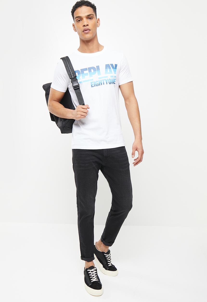 Replay - Replay pants - black stretch denim - black