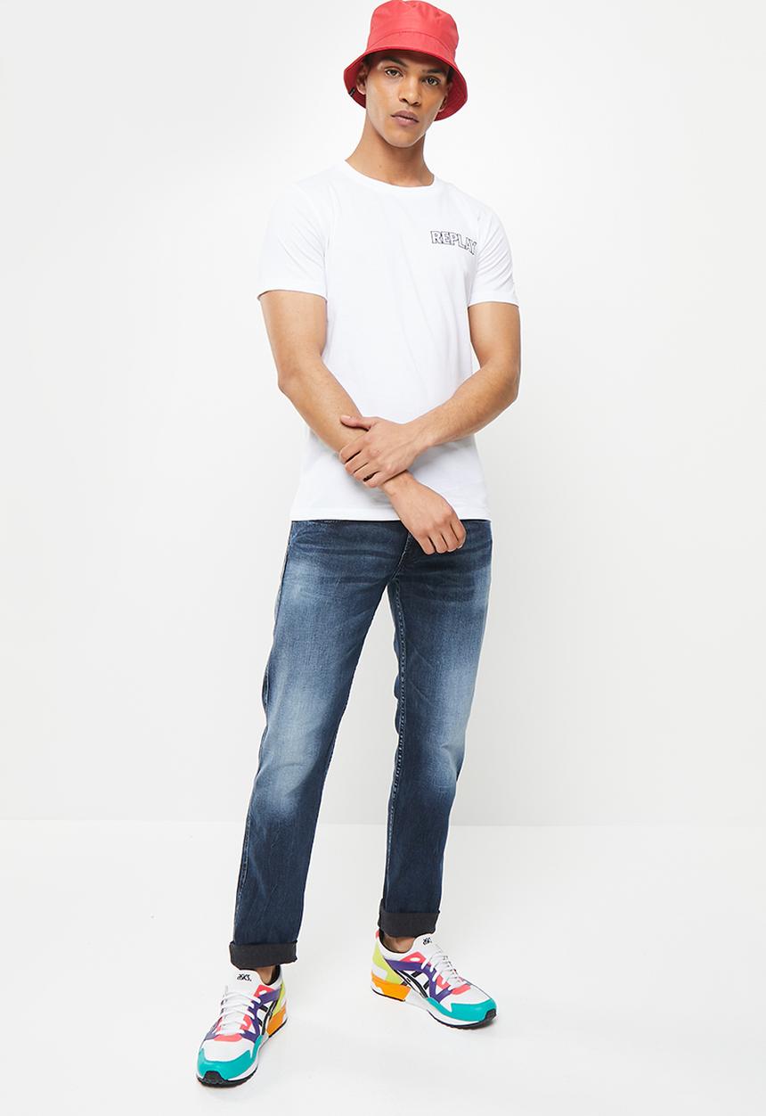 Replay - Replay pants - blue/black stretch denim - indigo 