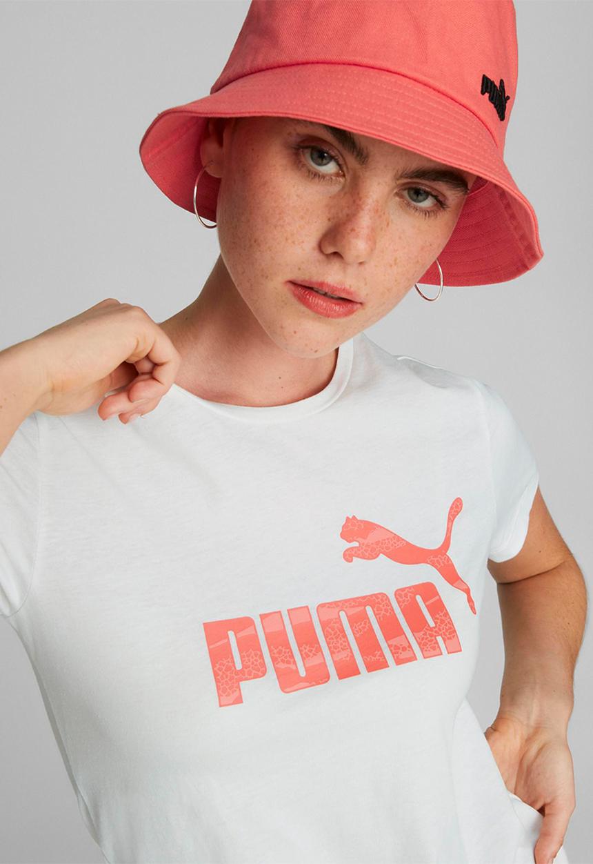 PUMA - Ess+ animal logo tee - puma white
