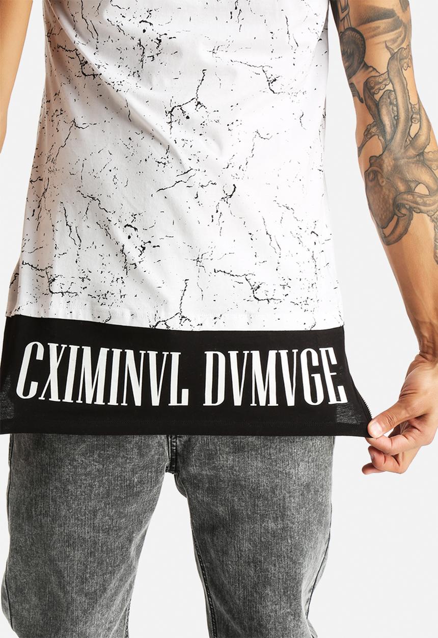 Criminal Damage - Cracked Long Tee
