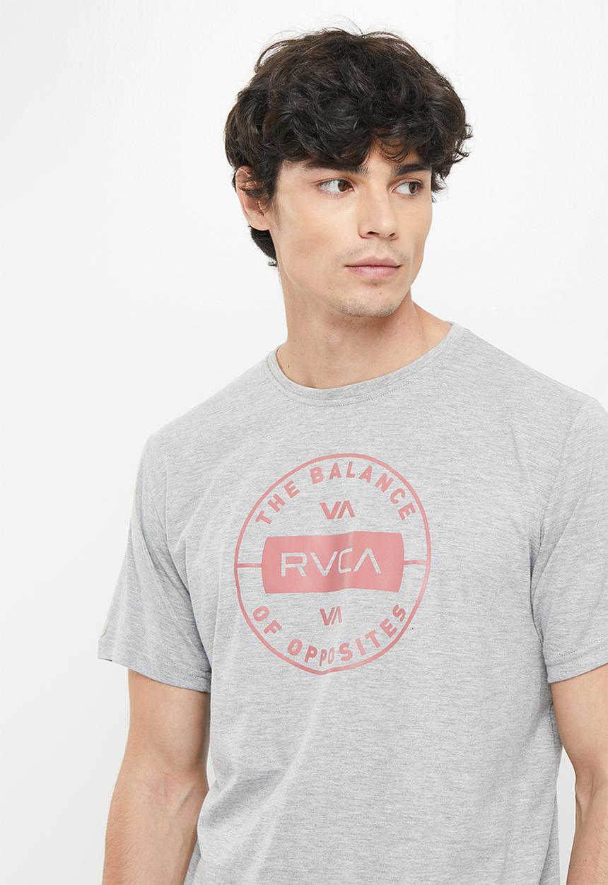 RVCA - Navigate short sleeve tee - grey melange